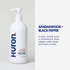 Huron Jabón corporal con aceite de coco y vitamina E, hidrata y mejora la textura.