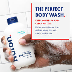 Huron espuma cremosa que cuida la piel durante la ducha