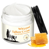 HUYEHF grasa de res y miel bálsamo, envase visible para nutrición facial