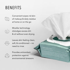 HydroPeptide HydroActive Cleanse cloths deliver hydration and clean pores gently