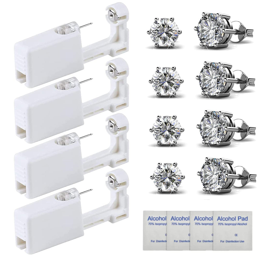 HYJLPAF kit de perforación de oreja 4-pack para uso doméstico seguro.