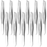 HYQO set de pinzas para cejas de 3,5 pulgadas con precisión para depilar cejas.
