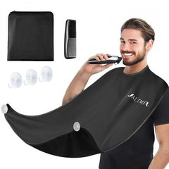 IALTMEI delantal barba ergonómico para afeitado cómodo y limpio.