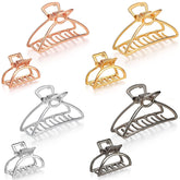 IAXSEE gancho de pelo metal con diseño de 3 pulgadas para fijación firme.