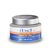 IBD Gel Duro Claridad Cristal: acabado claro y resistente para uñas con extensiones.