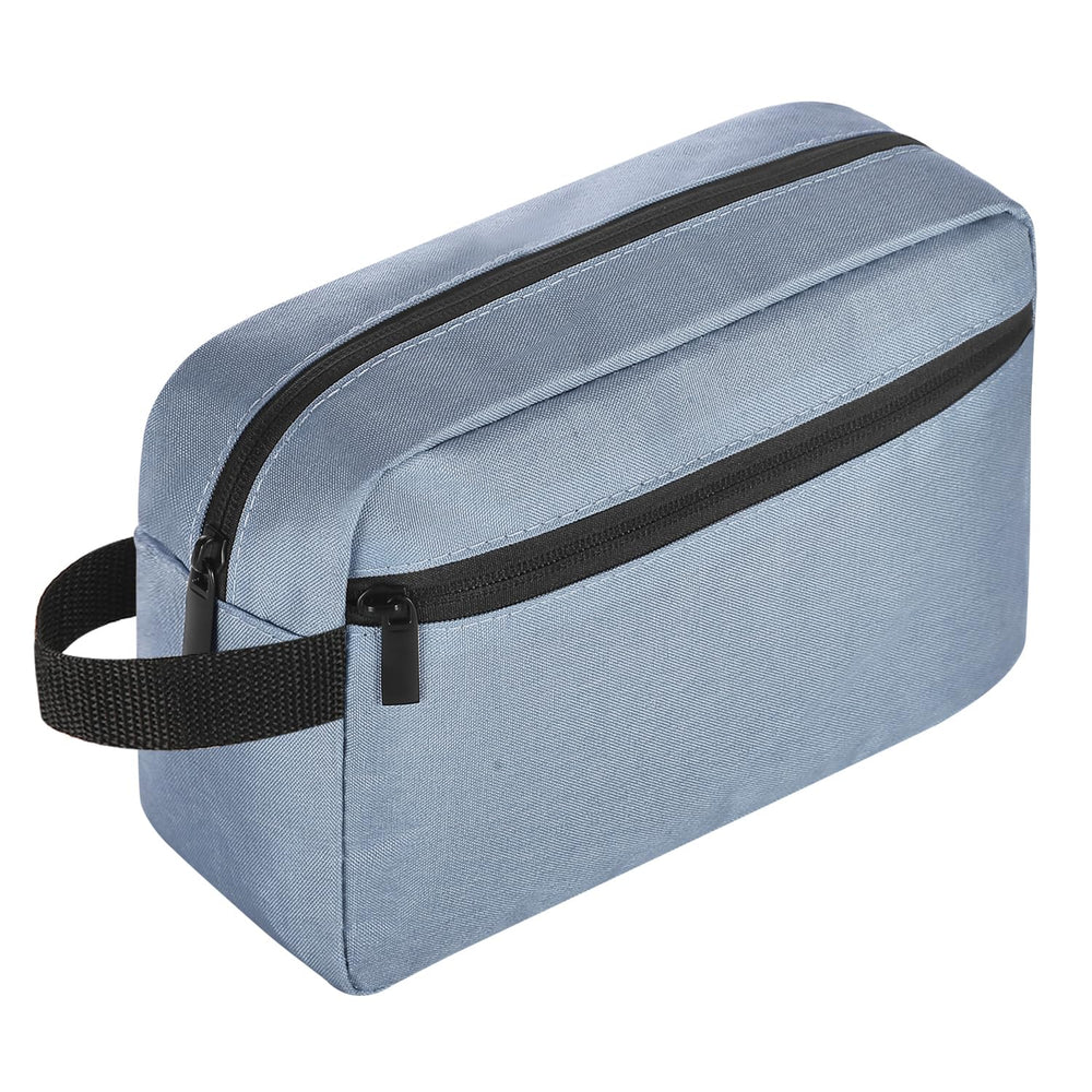Icramsy bolso de aseo viaje colgante azul para mantener todo ordenado.