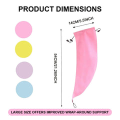 ICYSHIMER gorra ajustable rosa para ducha protege orejas y piel.