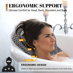 Idle Hippo oreiller bain confort ergonomique soutient tête et nuque.