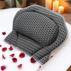 Idle Hippo oreiller bain maillage 4D en maille d'air offre douceur et séchage rapide.