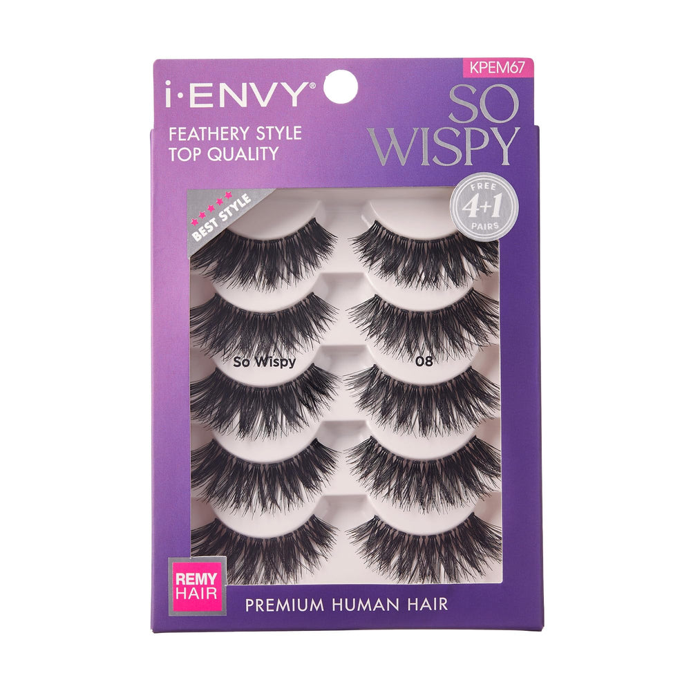 i•ENVY pestañas 5 pares pack para uso diario con look natural