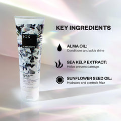IGK Expensive – applicateur-gloss transparente, finition satinée et douceur accrue.