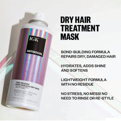 IGK Good Behavior Spirulina aerosol suavizante para cabello, control del frizz.