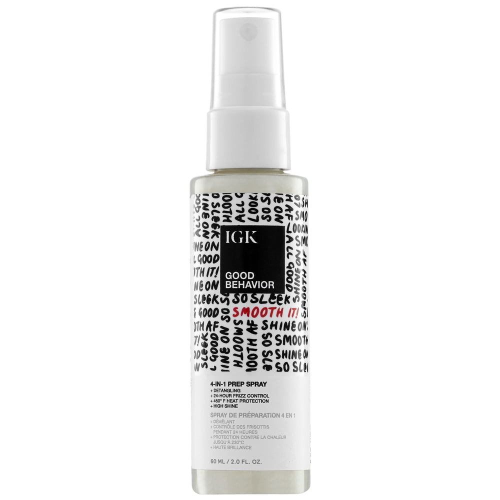 IGK Good Behavior spray-desenredante muestra desenredo suave para cabello húmedo