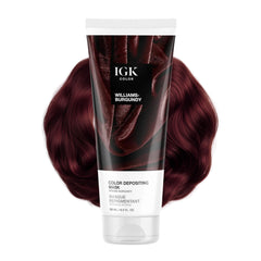IGK Hair Gloss Toner flacon couleur bordeaux intense pour reflets riches