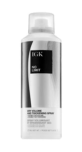 IGK No Limit: botella frontal para volumen ligero y diseño del producto