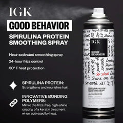 IGK Tecnología de enlace para cabello: refuerza estructura y suavidad.