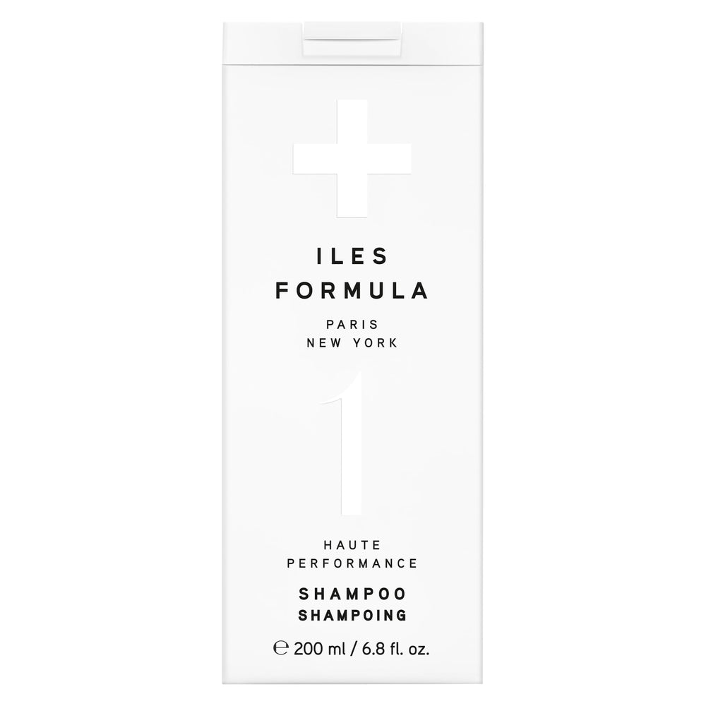 ILES FORMULA PARIS NEW YORK – shampoing cheveux secs et abîmés, hydratation rapide après lavage.