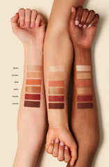 ILIA Paleta de Sombras Necesarias, texturas mate, satinado y metálico para looks versátiles
