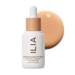 ILIA Super Serum Skin Tint, botella Paloma ST9, protección SPF 40 para la piel
