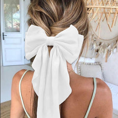 illpta accesorio de cabello con lazo blanco ofrece versatilidad para el día a día