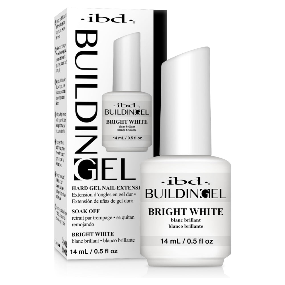 IBD Building Gel Bright White — vista frontal del producto