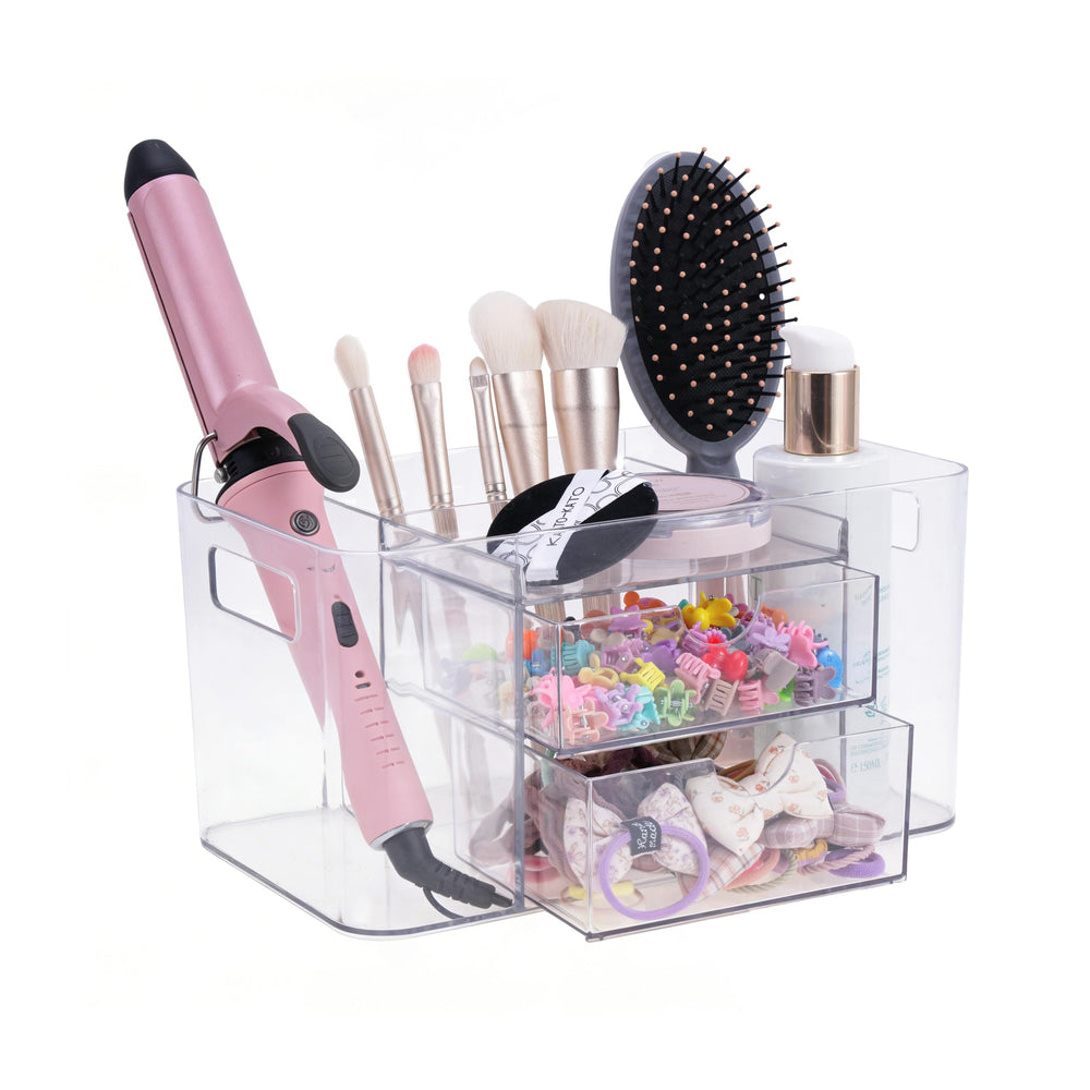 Organizador Imakmasion para accesorios de pelo con dos cajones, fácil acceso