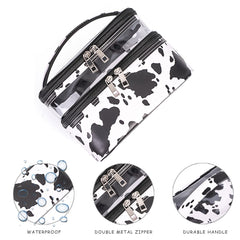La bolsa imerelez muestra capa superior transparente y base de cuero vegano PU para durabilidad.