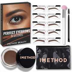 iMethod cejas estampa kit: definición precisa en segundos para un look pulido.