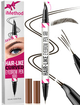 iMethod Lápiz de Cejas Curvado con punta curva para trazos naturales y definidos.