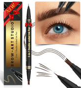 iMethod lápiz cejas doble extremidad para trazos realistas y rápidos.
