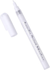 IMGDD bolígrafo esmalte uñas blanco; ideal para líneas nítidas y acabado suave.