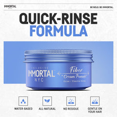 Immortal NYC look natural con acabado mate y ausencia de rigidez.