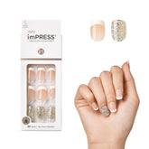 imPRESS con la almohadilla de preparacion para uñas, base limpia y lista para aplicar las uñas postizas