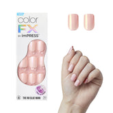imPRESS Color FX Good Mood rosa claro, uñas cortas squoval, aspecto natural