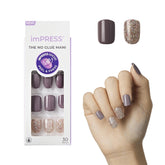 KISS imPRESS kit de uñas postizas con 30 piezas para aplicación rápida en casa