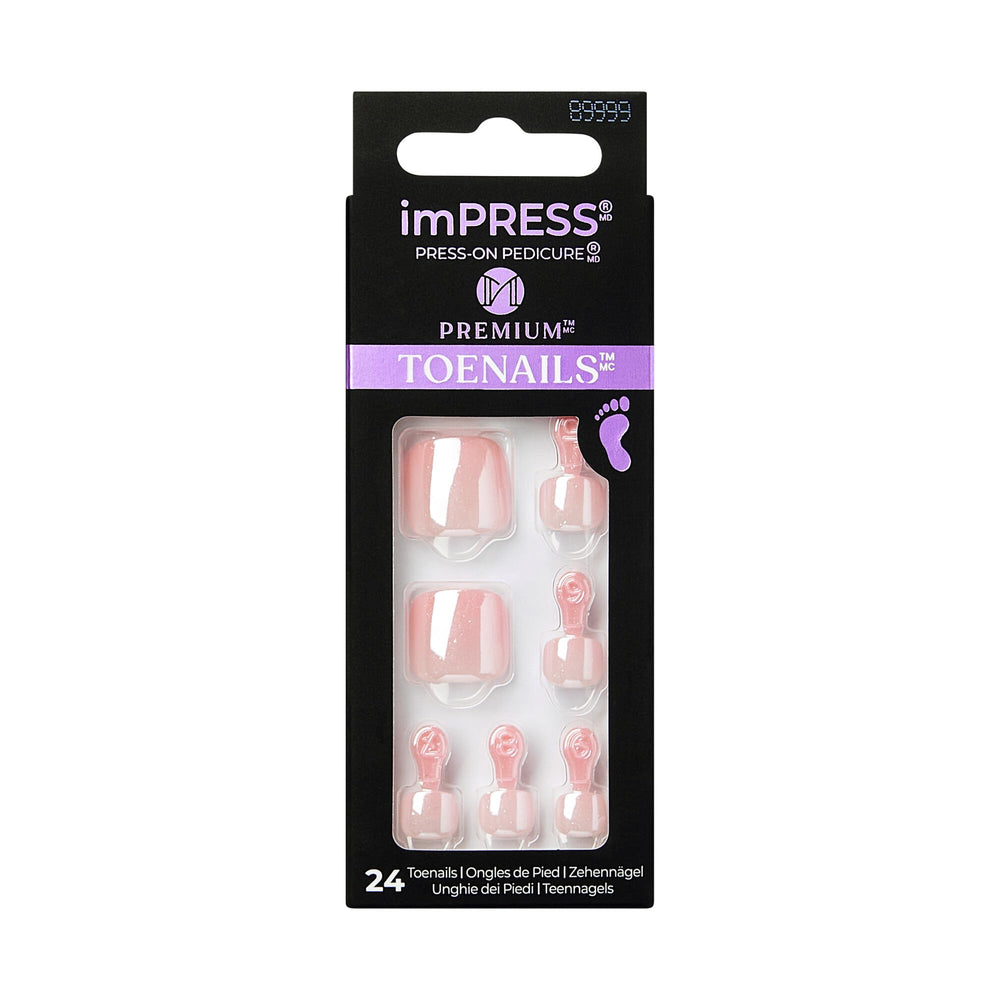 ImPRESS KISS uñas de pie sin pegamento para pedicura rápida