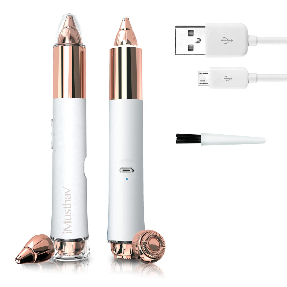 iMusthav 2 en 1 eliminador cejas y rostro para retoques precisos