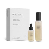 Aplicación del Booster EX de INCELLDERM en rostro para hidratación suave.
