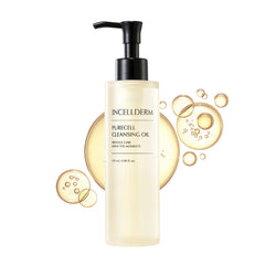 INCELLDERM PureCell huile démaquillante, démaquillage en douceur et hydratation.