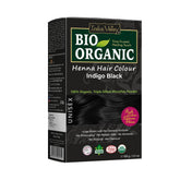 INDUS VALLEY Henna Indigo bottle highlights natural color options for gray hair coverage and shine.