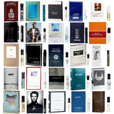 Fragancias Infinite Scents: muestra de perfume para hombre con 12 marcas.
