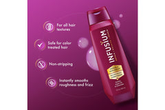 Conjunto champú y acondicionador Infusium, rutina de cuidado esencial.