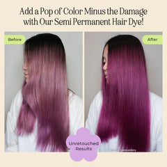 INH aplica el condicionador color rosa directamente, resultados fáciles.