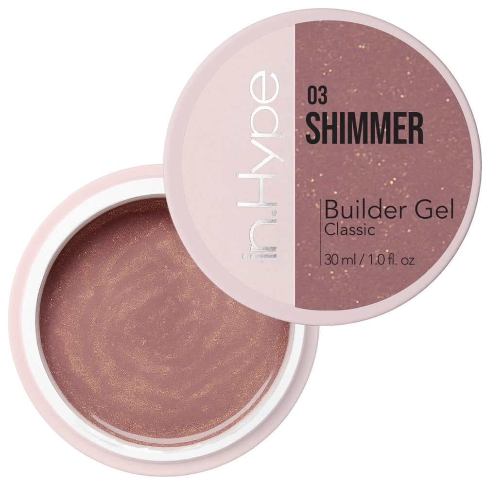 IN.HYPE Gel Camouflage Builder: textura cremosa marfil para uñas naturales.