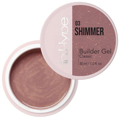 IN.HYPE Gel Camouflage Builder: textura cremosa marfil para uñas naturales.