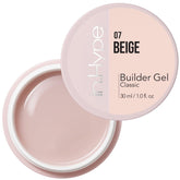 IN.HYPE UV/LED Hard Builder Gel balance beige para cobertura total y acabado suave