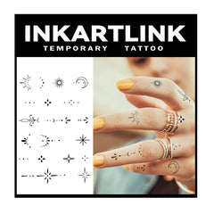INKARTLINK tatuaje-tec hojas medianas, duradero 1-2 semanas para uso diario.