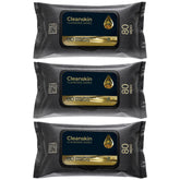 Lingettes CleanSkin Ink Permanent humidifiées prêtes à l’emploi pour le nettoyage pendant la séance.