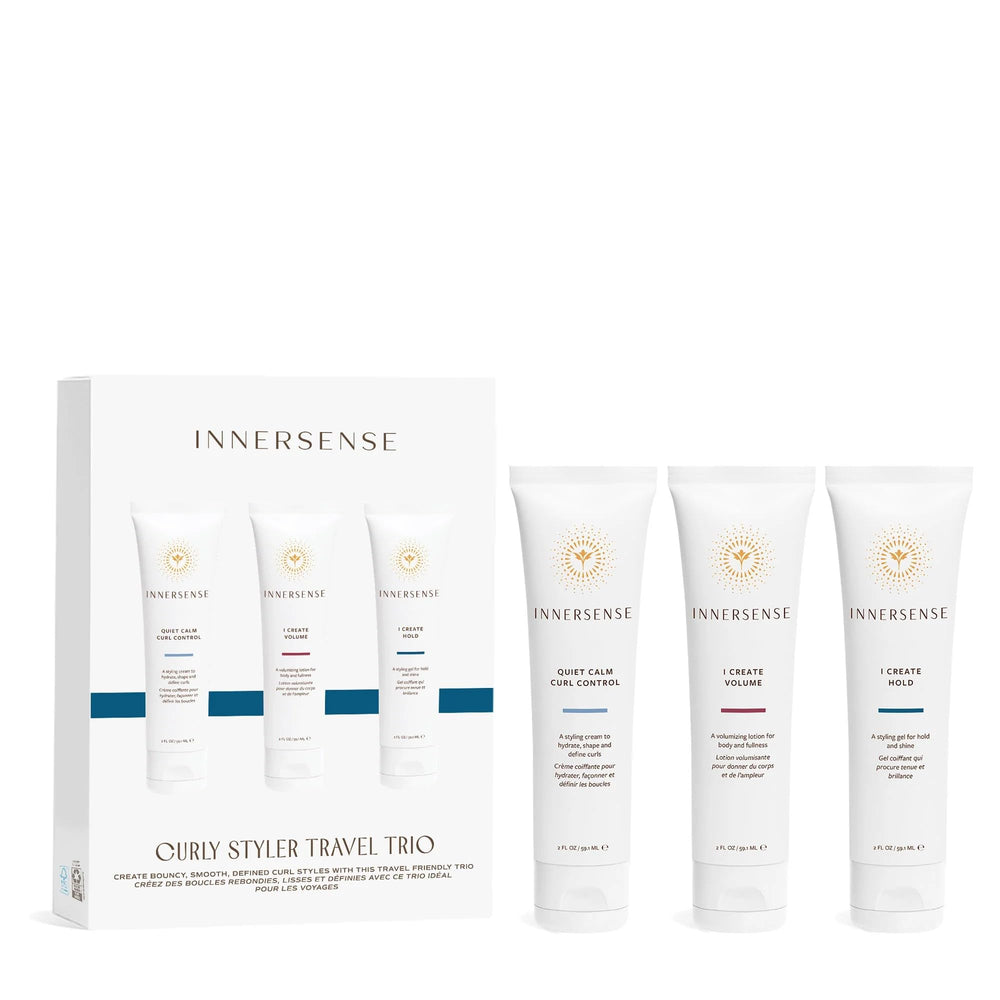 INNERSENSE I Create Hold gel: definición de rizos para viaje y retoque rápido.