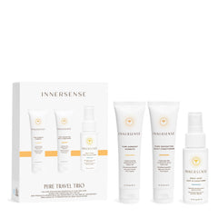 La botella de shampoo INNERSENSE Pure Harmony ofrece limpieza suave y volumen posible.